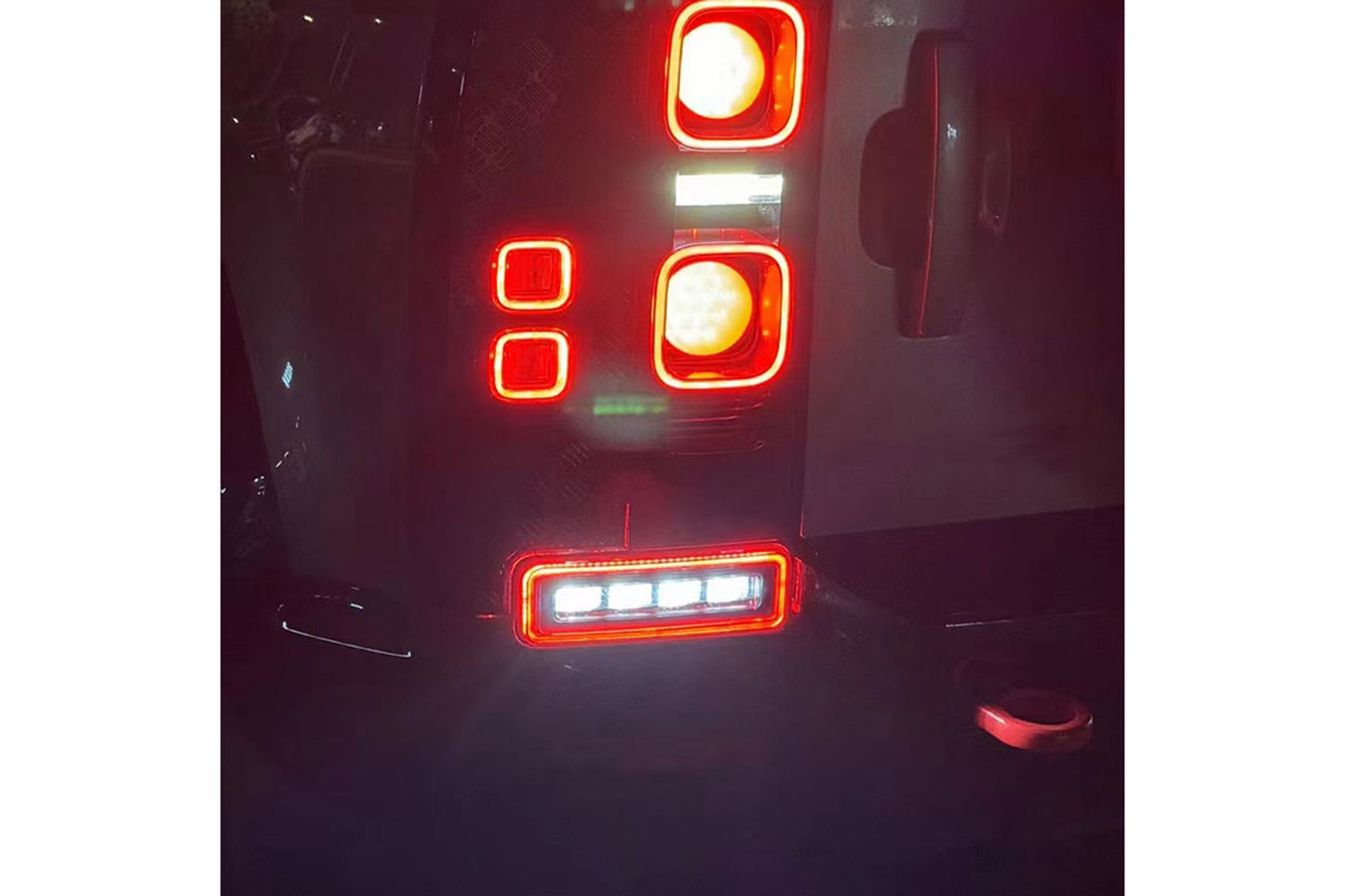 Upgraded LED Reverse Lights for Landrover Defender 2021-2026 (Red)