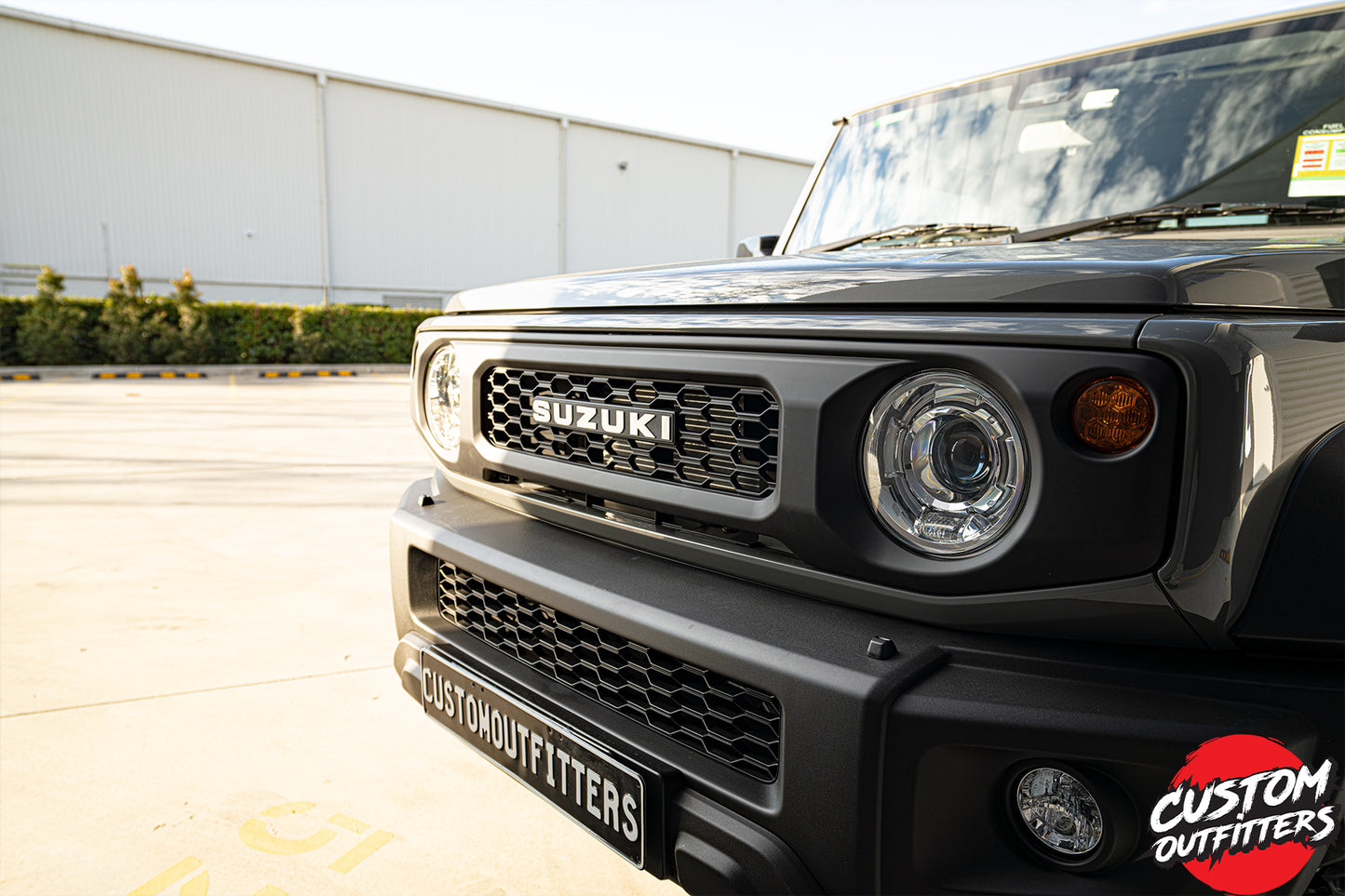 Matte Black Grille for Suzuki Jimny JB74 2019-2026