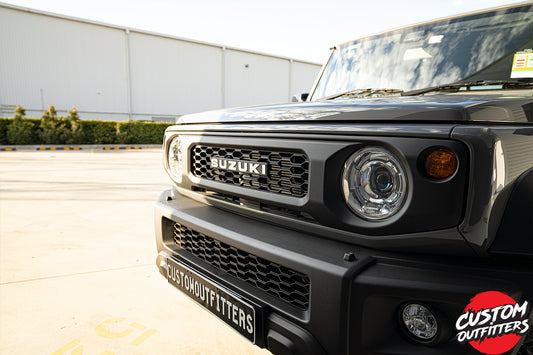 Matte Black Grille for Suzuki Jimny JB74 2019-2026