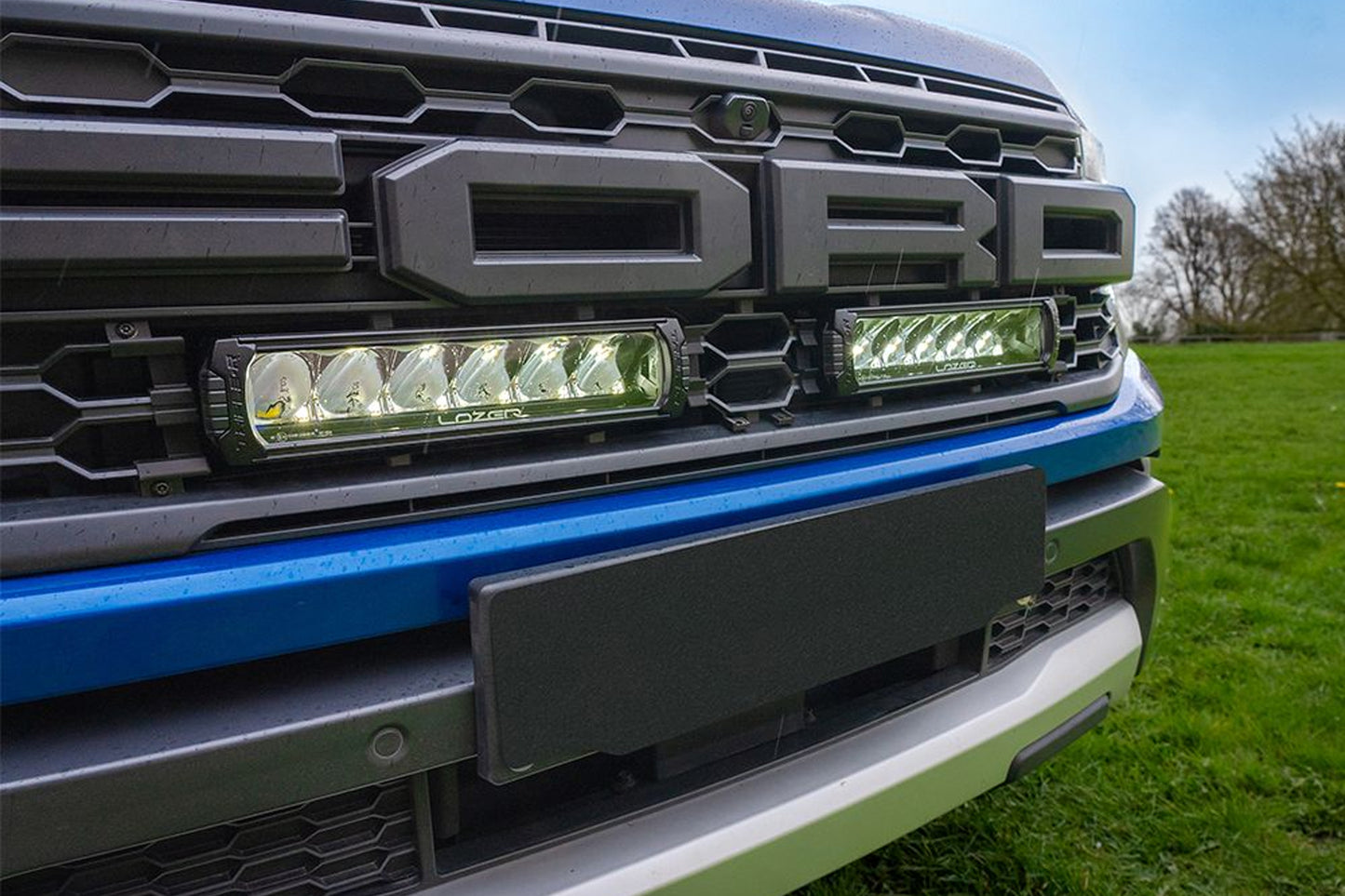 Custom Lazer Integrated Grille Lights for Next Gen Raptor 2022-2026