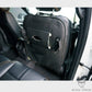 Black PU Leather Premium Car SeatBack Organizer Travel Accessories Cup Holder