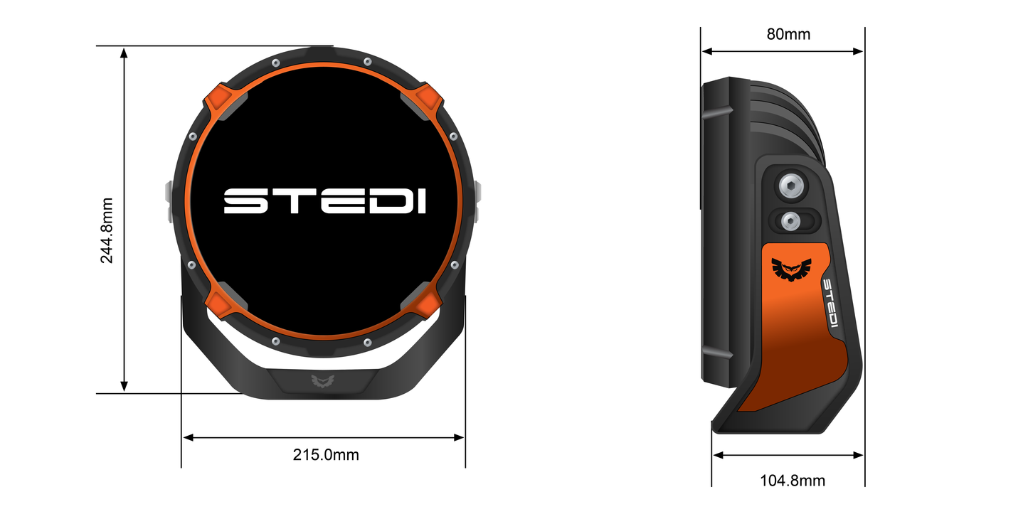 Stedi Type X Pro PLUS Driving Lights