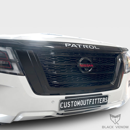 Black Venom Armada Mesh Grille to suit Nissan Patrol Y62 Series 5 TI & TIL 2021-2023