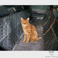Black Pet Seat Cover for Cars Ute Pick Up WaterProof & Hammock Mesh Window