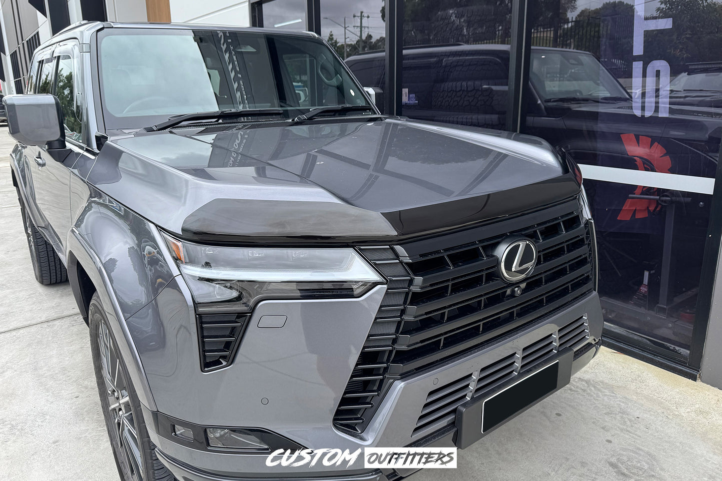 Lexus GX550 Smoke Black Bonnet Protector