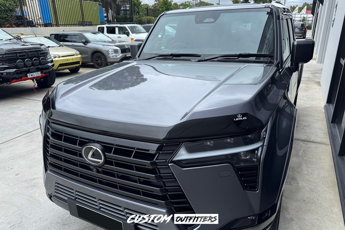 Lexus GX550 Smoke Black Bonnet Protector