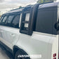 Gloss Black Side Ladder for Landrover Defender 2021-2026