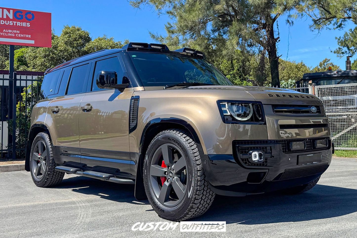 Black Venom LED Roof Pod Lights for Landrover Defender (2020-2026)