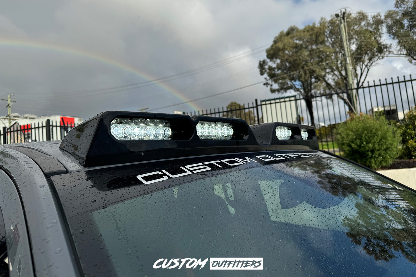 Black Venom LED Roof Pod Lights for Volkswagen Amarok NF 2023+