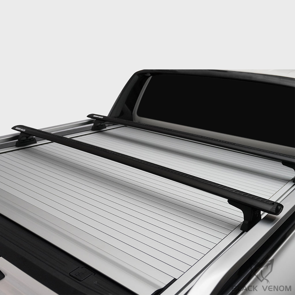 Rhino Rack Tub Rack Cross Bar Load Bars to suit Ford Ranger PX Wildtrak Roller Shutter 2012-2022