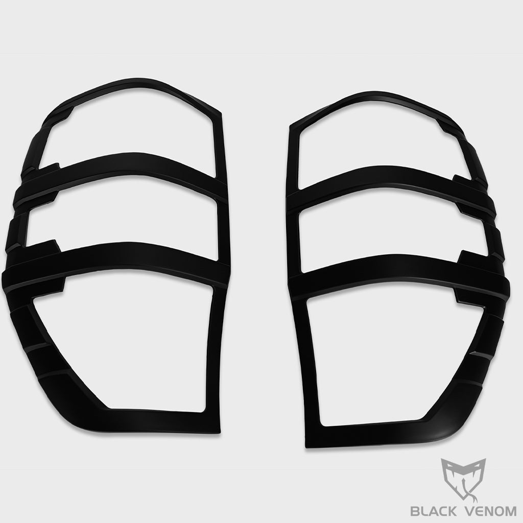 Black Headlight & Tail Light Trims to suit Ford Ranger 2015-2022 (PX2/PX3)
