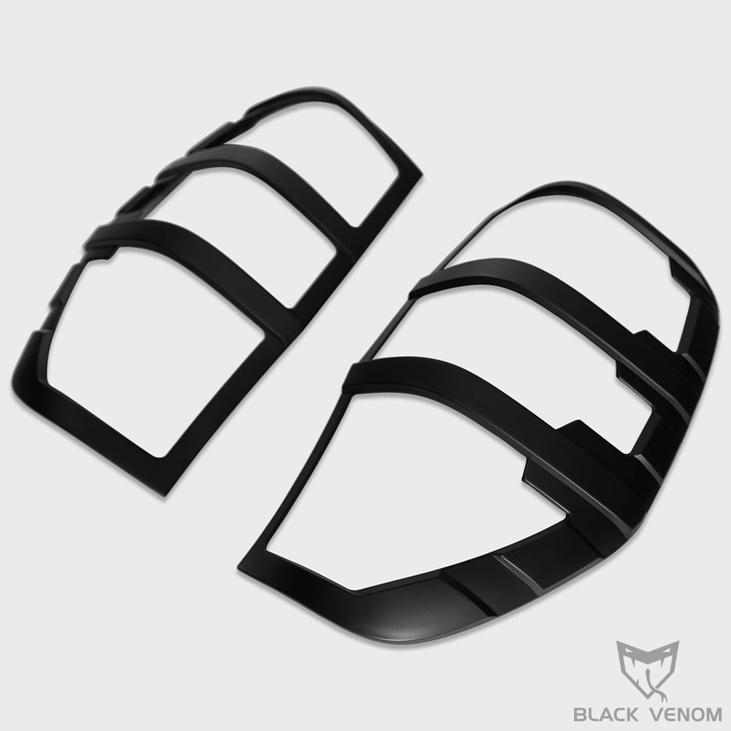 Black Headlight & Tail Light Trims to suit Ford Ranger 2015-2022 (PX2/PX3)