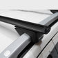 Black Rhino Rack Vortex Cross Bars Load Bar to suit Ford Ranger Wildtrak Roof Rails 2012-2023