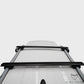 Black Rhino Rack Vortex Cross Bars Load Bar to suit Ford Ranger Wildtrak Roof Rails 2012-2023