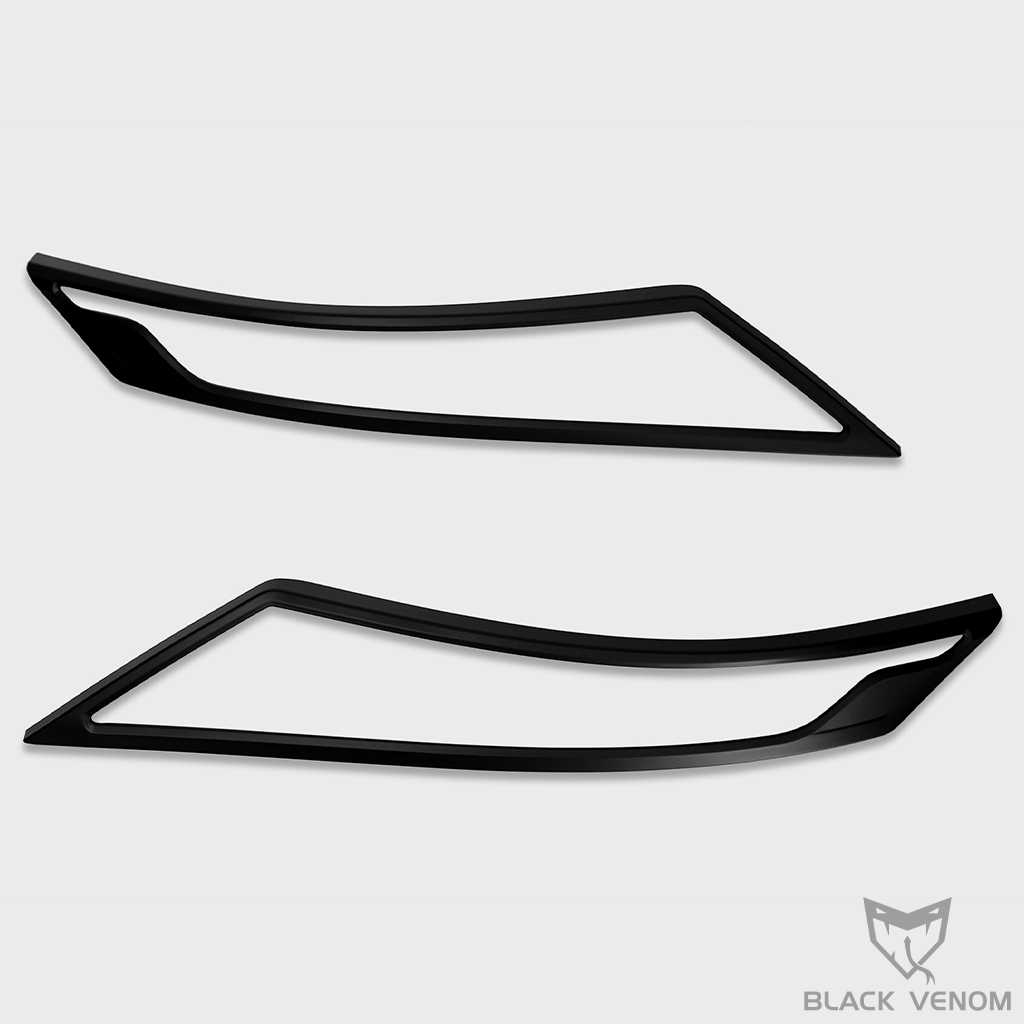 Black Headlight & Tail Light Trims to suit Mitsubishi Triton MR 2018-2023
