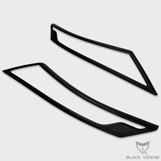 Black Headlight & Tail Light Trims to suit Mitsubishi Triton MR 2018-2023