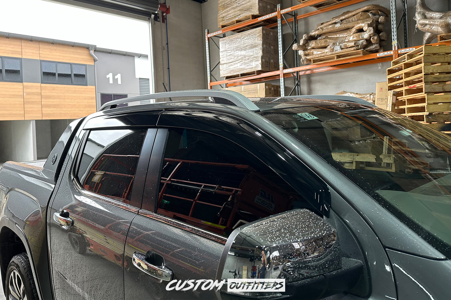Bonnet Protector - Smoke Black Weathershields for Next Gen Volkswagen Amarok 2022-2026
