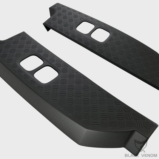 Black Tail Light Trims to suit Landrover Defender 2021-2023 (90 & 110 Model)