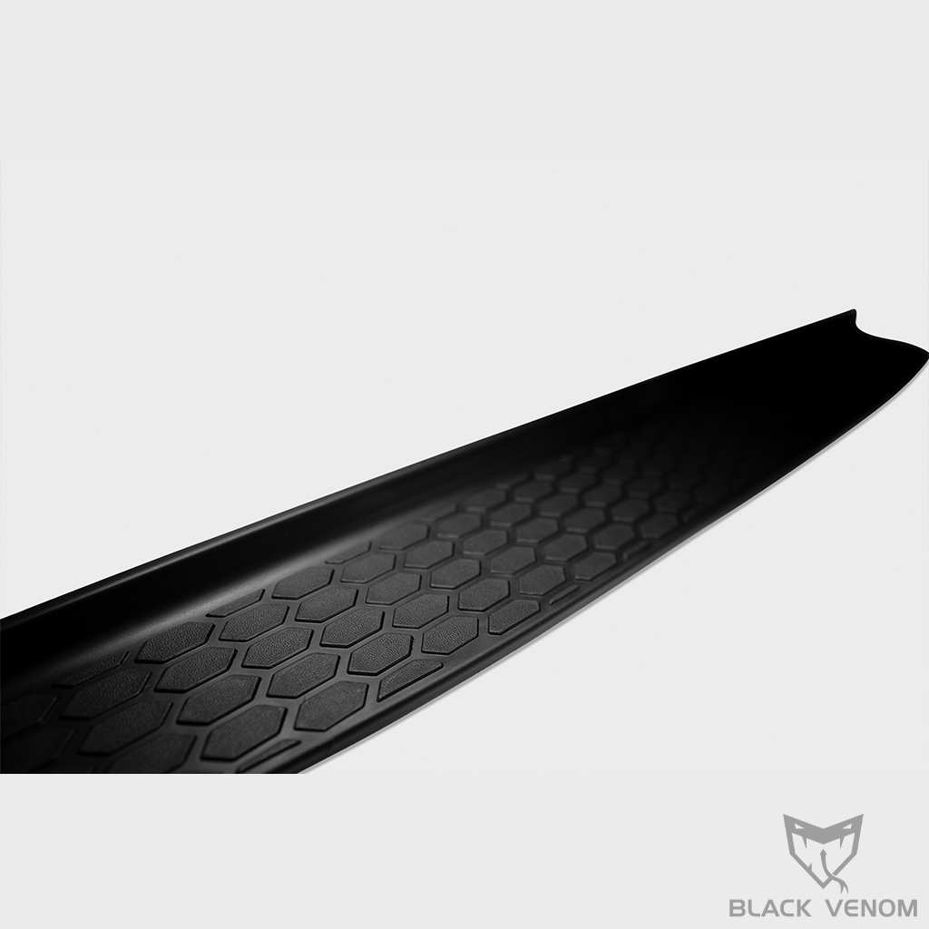 Matte Black ABS Plastic Door Sill Trims Protector to suit Jeep Wrangler JL (2 Door / 4 Door) 2019-2023