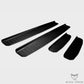 Matte Black ABS Plastic Door Sill Trims Protector to suit Jeep Wrangler JL (2 Door / 4 Door) 2019-2023