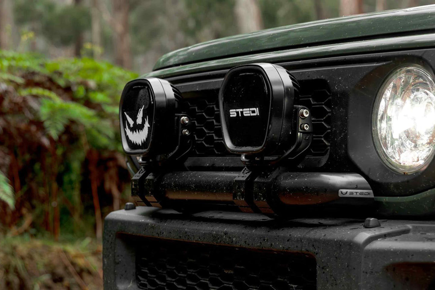 Stedi Rally Bar & Stedi Evo Driving Lights Package for Jimny JB74