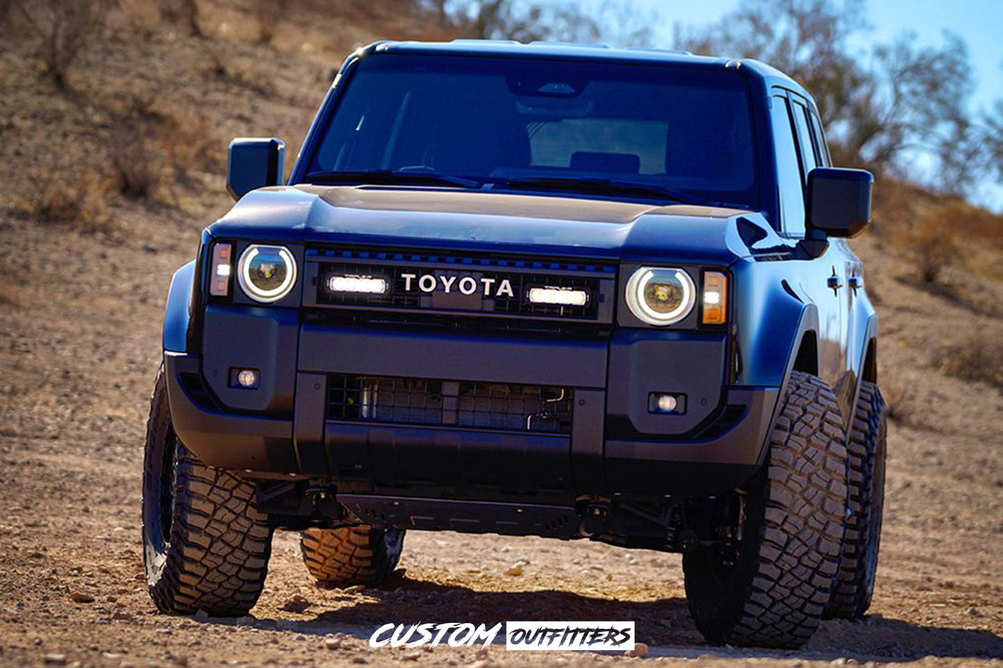 Integrated Grille Lights for Toyota Prado 250 Series