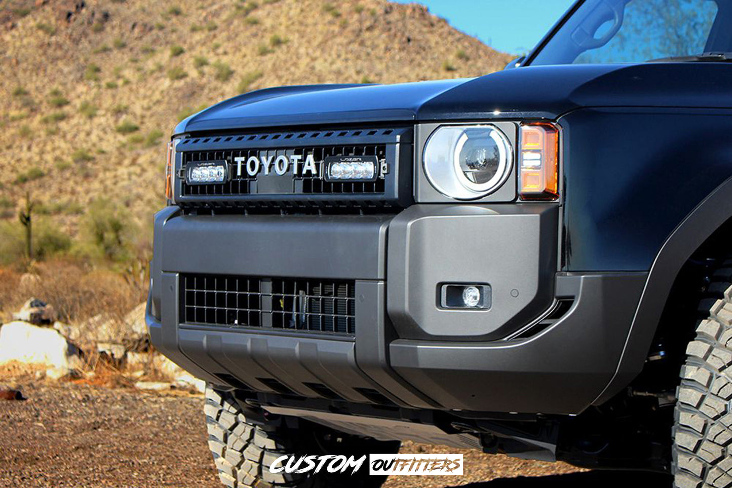 Integrated Grille Lights for Toyota Prado 250 Series