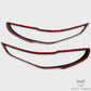 Black Headlight & Tail Light Trims to suit Mazda BT50 2022-2023