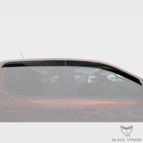 Weathershields Window Visors Deflectors To Suit Next Gen Ford Ranger ...