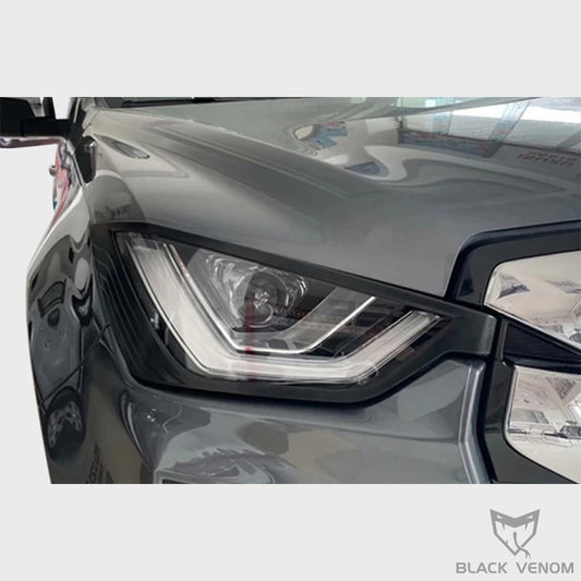 Black Headlight & Tail Light Trims to suit Isuzu Dmax 2021-2023