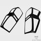 Black Headlight & Tail Light Trims to suit Isuzu Dmax 2021-2023