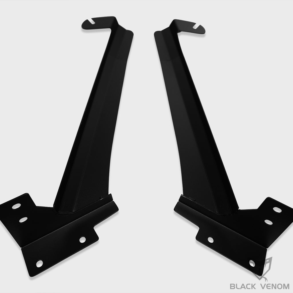 52" Inch LED Light Bar Windscreen Driving Light Mounting Brackets to suit Jeep Wrangler JL & Jeep Gladiator