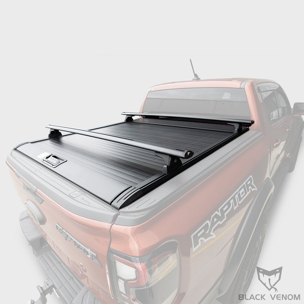 Black Venom Manual Roller Shutter to suit Next Gen Ford Ranger & Ranger Raptor (2022-2023)