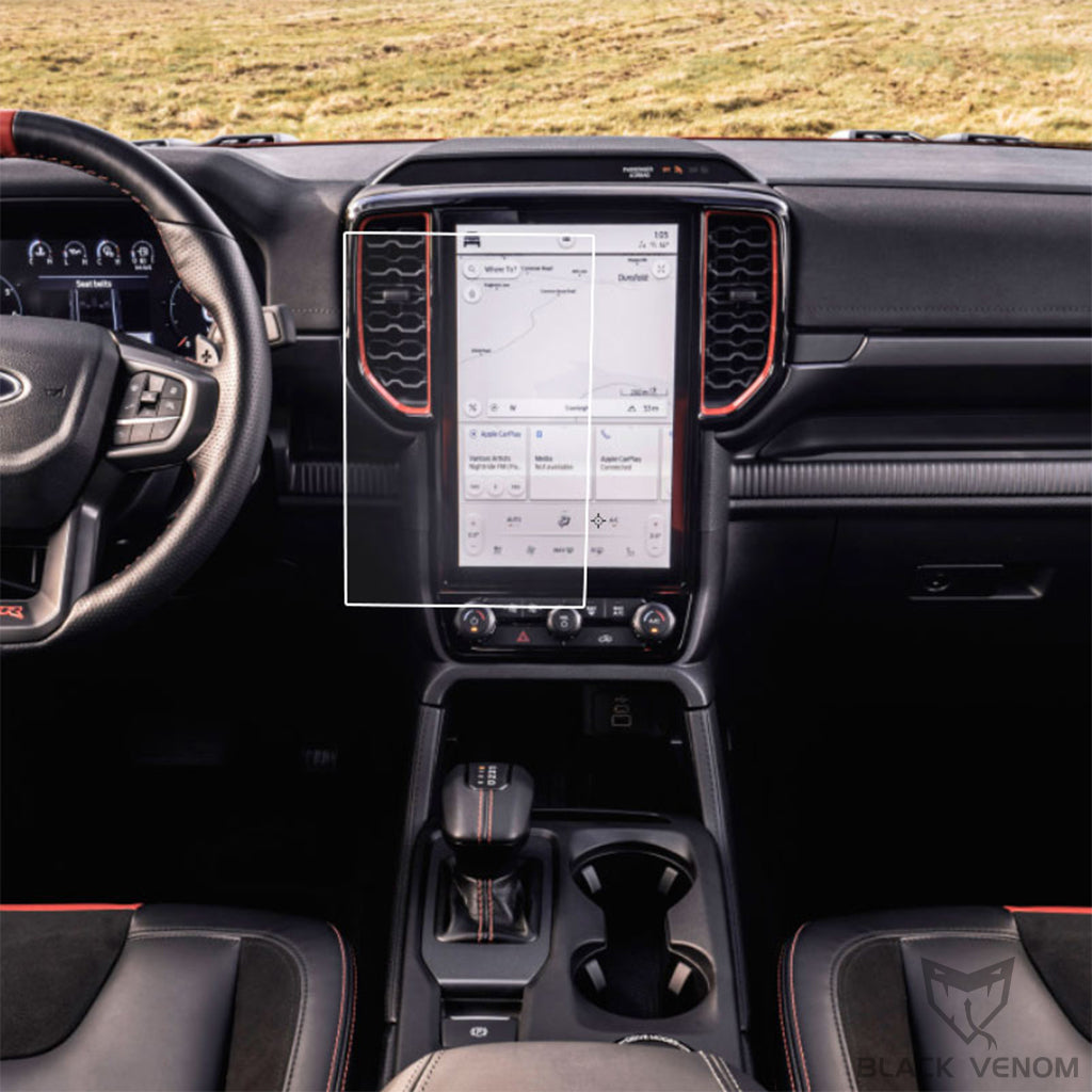 Infotainment GPS Touch Screen Protector to suit Next Gen Ford Ranger, Raptor, Everest (2022-2023)