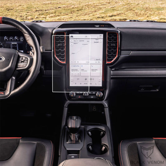 Infotainment GPS Touch Screen Protector to suit Next Gen Ford Ranger, Raptor, Everest (2022-2023)