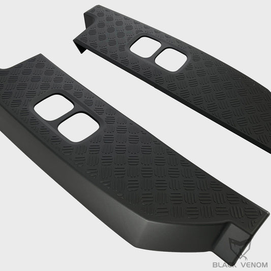 Black Tail Light Trims to suit Landrover Defender 2021-2023 (90 & 110 Model)