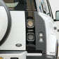 Black Tail Light Trims to suit Landrover Defender 2021-2023 (90 & 110 Model)