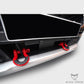 2x Red Bow Shackles WLL 4.75T Rated 19MM 4WD Recovery Tow Car Trailer